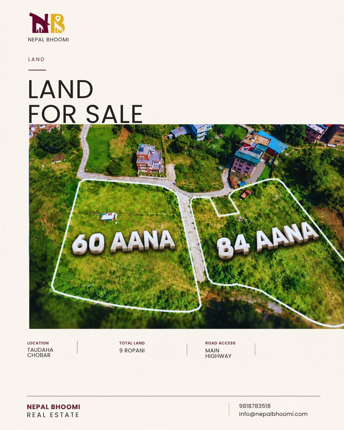 9 Ropani Land in Taudaha, Chobar, photo 3